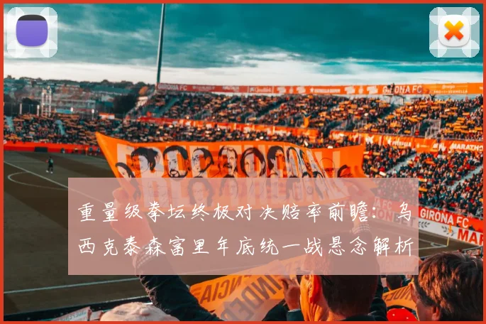 重量级拳坛终极对决赔率前瞻:乌西克泰森富里年底统一战悬念解析